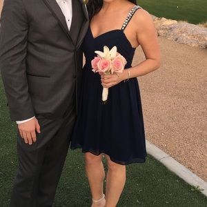 Alfred Angelo Navy Blue Dress